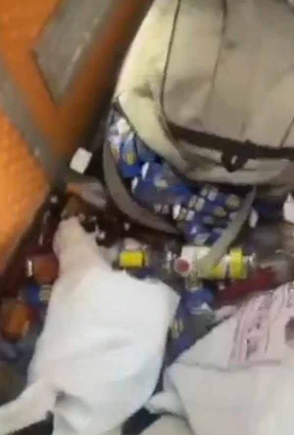 liquor was seized from train liquor was seized from train
