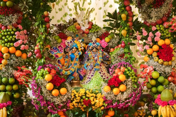 The grand 66-day Jhulan Yatra concludes at Hare Krishna Temple, Bhadaj on the auspicious day of Shri Balaram Jayanti.