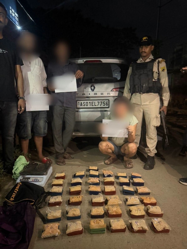 આસામમાં ત્રણ કરોડની હેરોઇન જપ્ત કરાઈ