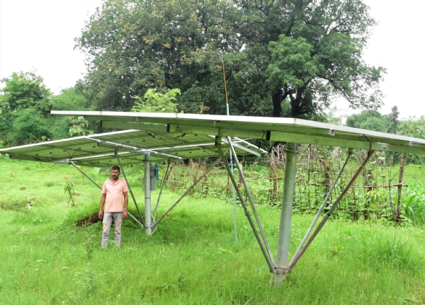 PM-KUSUM scheme changed the life of Bharji Vasava of Shisha village in remote Dediapada