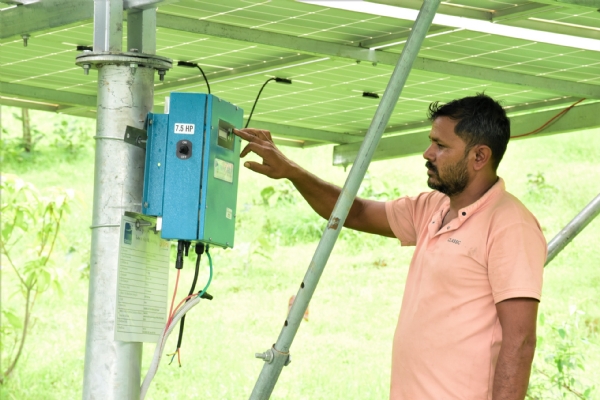 PM-KUSUM scheme changed the life of Bharji Vasava of Shisha village in remote Dediapada
