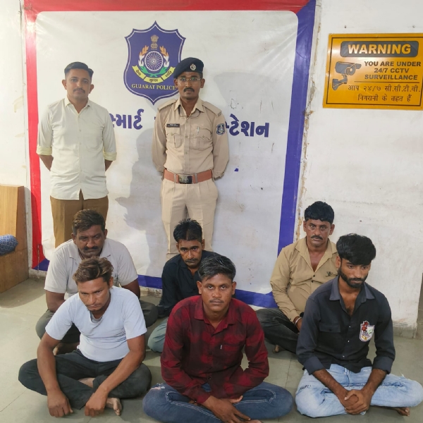 ભચાઉમાં જુગાર કેસમાં પકડાયેલ આરોપી