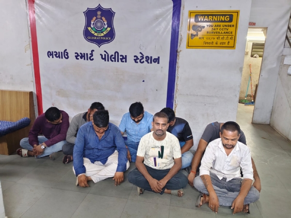 લોધેશ્વર જુગાર કેસના આરોપીઓ લોધેશ્વર જુગાર કેસના આરોપીઓ