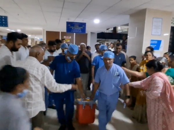 ભુજ માં અંગદાન કરાયું