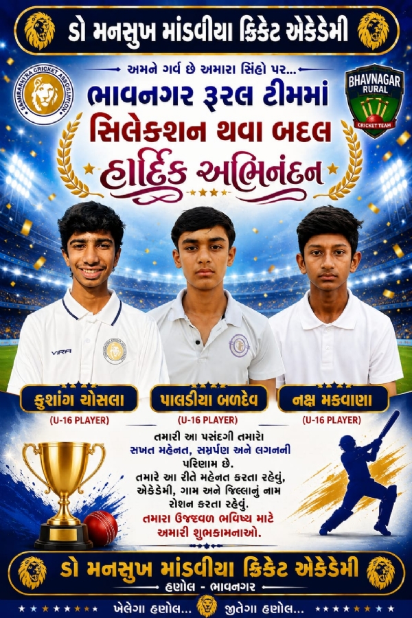 પસંદગી પામેલ ખેલાડી પસંદગી પામેલ ખેલાડી
