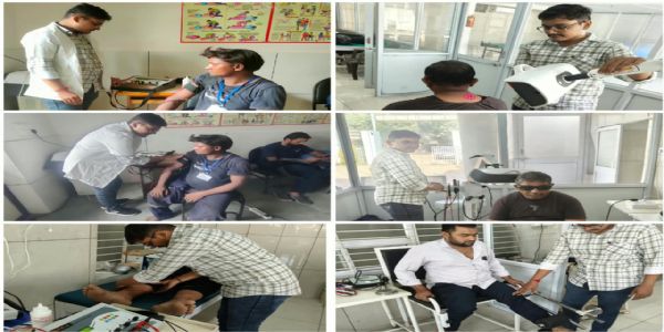 રેડક્રોસના ત્રણ ફિઝિયોથેરાપી સેન્ટરો ખાતે સારવાર કેમ્પ યોજાયો