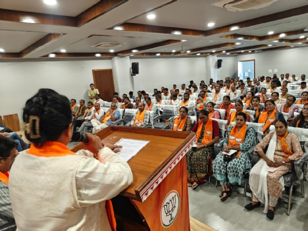 ભાજપના ‘સેવા સંકલ્પ અભિયાન’અંતર્ગત   જિલ્લા કાર્યશાળા યોજાઈ.
