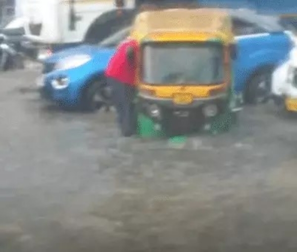 pralhadnagar heavy rain