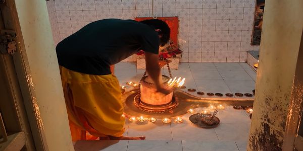 રતાડીયામાં શ્રાવણ પૂર્ણાહુતિ સાથે આસ્થાનો અનોખો સંગમ, ગણેશોત્સવ અને સંવતસરીની તૈયારીઓ વચ્ચે મેઘરાજાને મનાવતી પ્રાર્થના