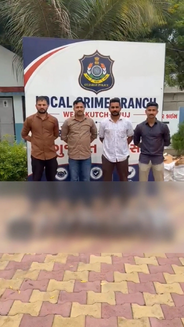 લોકલ ક્રાઈમ બ્રાન્ચે પકડેલ દારૂ