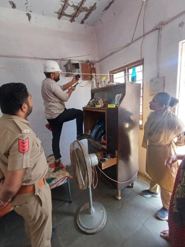 ગેરકાયદેસર વિજ કનેક્શન કપાયા