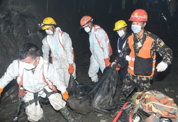 11 more bodies recovered from Trishuli-1 hydroelectric project tunnel on 25th day of Nepal disaster 11 more bodies recovered from Trishuli-1 hydroelectric project tunnel on 25th day of Nepal disaster