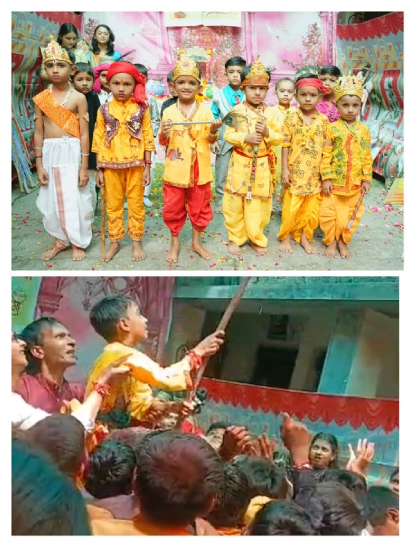ગાયત્રી વિદ્યા નિકેતન શાળામાં જન્માષ્ટમી