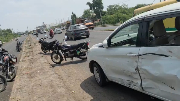 માધાપર ખાતે અકસ્માત