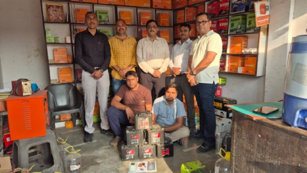 155 બેટરીની ચોરીનો પર્દાફાશ, ક્રાઈમ બ્રાન્ચે બે આરોપીને ઝડપી પાડ્યા