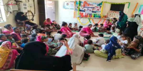 સિદ્ધપુરની આંગણવાડીઓમાં બાળ દિવસની ઉજવણી