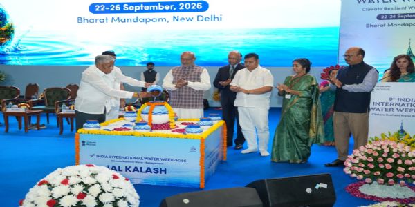 ઉપરાષ્ટ્રપતિએ ભારત આંતરરાષ્ટ્રીય જળ સપ્તાહની શરૂઆત કરી, કહ્યું કે જળ સુરક્ષા લોકો અને રાષ્ટ્રની રક્ષા કરશે