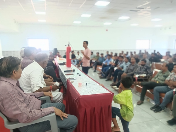 સોની સમાજની વાર્ષિક બેઠકમાં ફાયર વિભાગ દ્વારા આગ સલામતી અંગે માર્ગદર્શન અપાયું. સોની સમાજની વાર્ષિક બેઠકમાં ફાયર વિભાગ દ્વારા આગ સલામતી અંગે માર્ગદર્શન અપાયું.