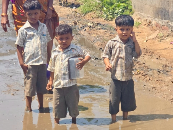 દાદુપીર રોડ પર પાણી નિકાલની સમસ્યા