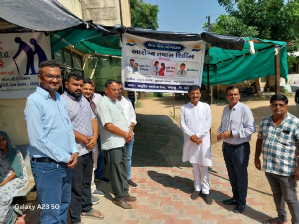ખેરાલુમાં આરોગ્ય કેમ્પ યોજાયો, 217 દર્દીઓએ નિઃશુલ્ક સેવાનો લાભ લીધો