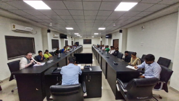 ખેલ  મહાકુંભ-2026ના  મહાનગરપાલિકા કક્ષાના આયોજન અંગે મ્યુનિસિપલ   કમિશનરના  અધ્યક્ષસ્થાને  બેઠક  યોજાઈ.