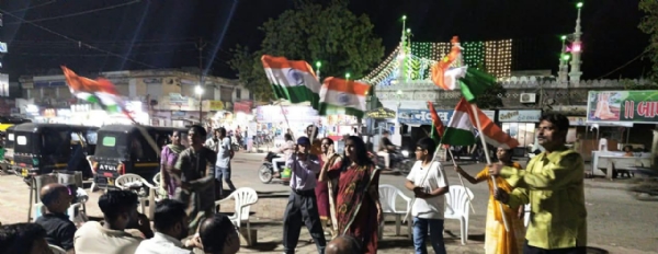 રાણાવાવ  ખાતે ‘સેવા સંકલ્પ અભિયાન અંતર્ગત ‘નમો    સેવા  અન કહી કહાનીઓ – શેરી નાટક’ કાર્યક્રમ યોજાયો.