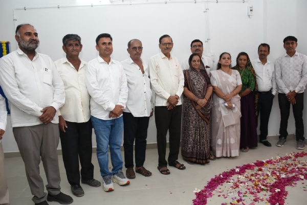 લોડાય ખાતે શાળાનું લોકાર્પણ કરવામાં આવ્યું
