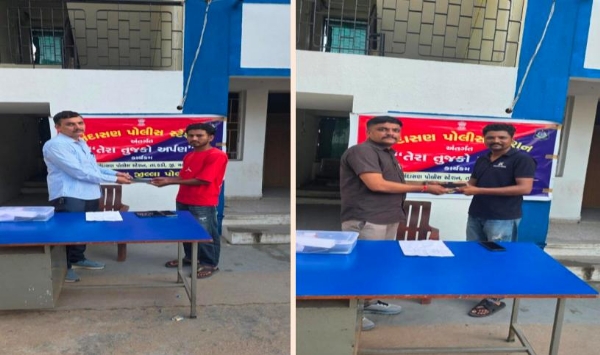 નંદાસણ પોલીસે 9 ગુમ મોબાઈલ શોધી મૂળ માલિકોને પરત કર્યા, કુલ કિંમત ₹2.05 લાખ