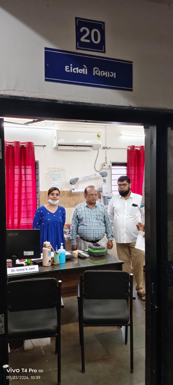 પોરબંદર જિલ્લાના માધવપુર ખાતે ‘સેવા મેરા   યોગદાન’ અંતર્ગત  હેલ્થ સ્ક્રીનિંગ કેમ્પ 280 વધુ લોકોએ લાભ યોજાયો.