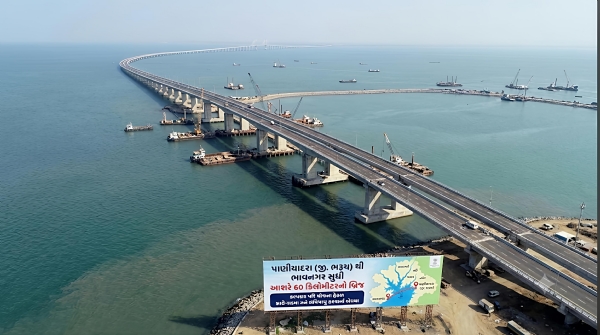 ભરૂચ પાણીયાદરાથી ભાવનગર 60 કિ.મી.નો રસ્તો અને તેમાં 4 લેન રેલ્વે ટ્રેક સાથે નિર્માણ થશે