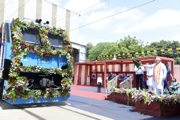 WAG-12 લોકોમોટિવ શેડનું લોકાર્પણ