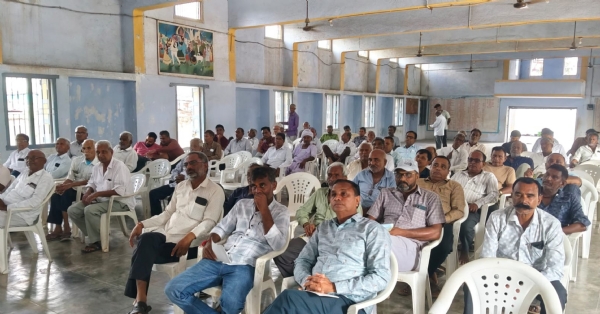 ખરોડ ગામે તેલીબિયાં પાકની ઉત્પાદકતા વધારવા ખેડૂતોને તાલીમ અપાઈ