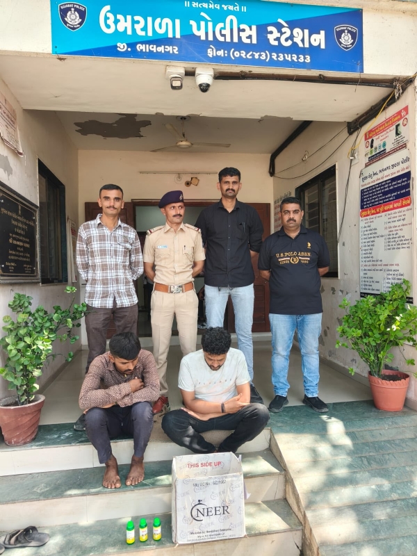 નશા કારક પ્રવાહીનું વેચાણ કરતા ઝડપાયેલ આરોપી