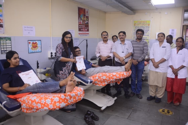 Blood donation camp organized