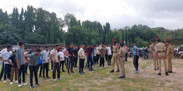 જૂનાગઢમાં બહાઉદ્દીન કોલેજ ખાતે NCC ARMY વિદ્યાર્થીઓનું સિલેક્શન કરવામાં આવ્યુ