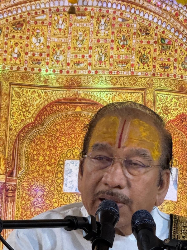 भागवताचार्य कृष्णचन्द्र शास्त्री। भागवताचार्य कृष्णचन्द्र शास्त्री।