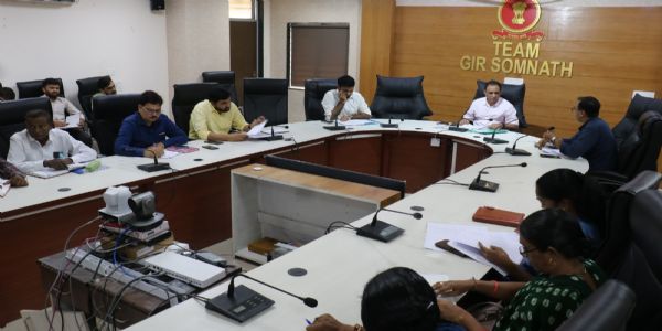 સોમનાથ કલેક્ટરના અધ્યક્ષતામાં જિલ્લા ટાસ્કફોર્સ સમિતિની બેઠક યોજાઈ